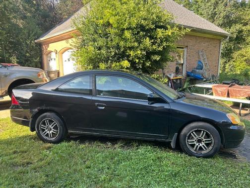 Black 2001 Honda Civic LX