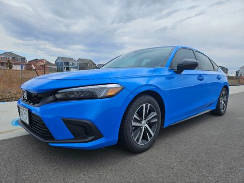Blue 2024 Honda Civic Sport