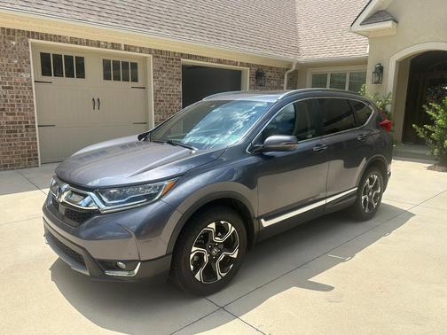 Gray 2018 Honda CR-V Touring