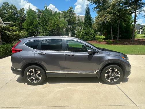 Gray 2018 Honda CR-V Touring