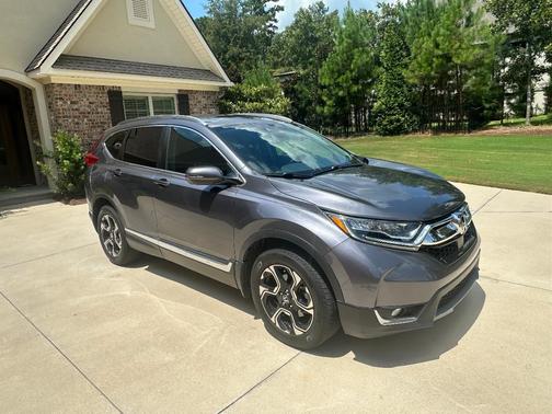 Gray 2018 Honda CR-V Touring