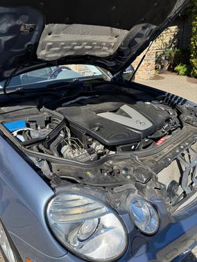 Blue 2007 Mercedes-Benz E-Class E320 Bluetec