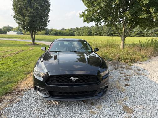 Black 2017 Ford Mustang EcoBoost Premium