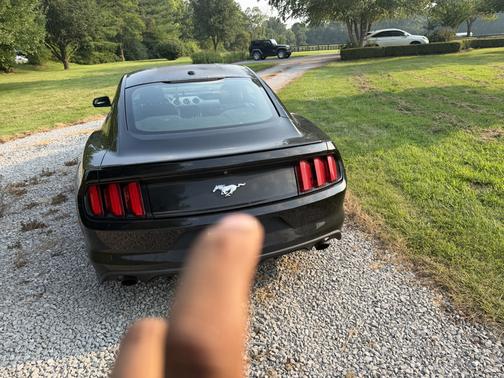 Black 2017 Ford Mustang EcoBoost Premium