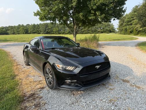 Black 2017 Ford Mustang EcoBoost Premium