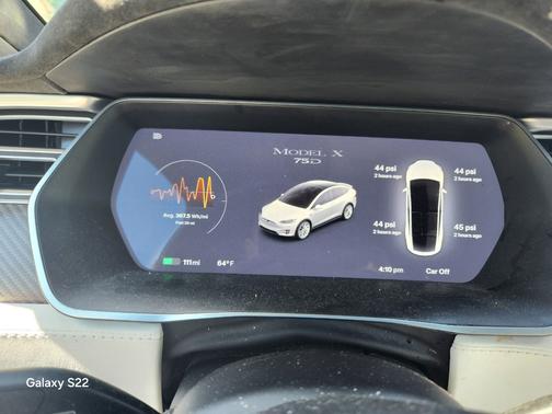 White 2017 Tesla Model X 75D