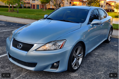Blue 2012 Lexus IS 250 Base