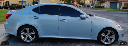 Blue 2012 Lexus IS 250 Base