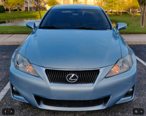 Blue 2012 Lexus IS 250 Base