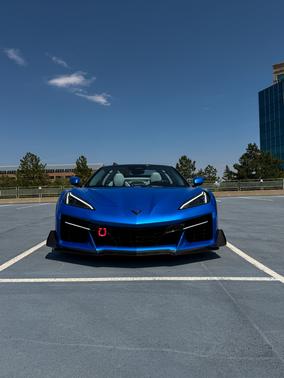 Blue 2024 Chevrolet Corvette Z06 w/3LZ