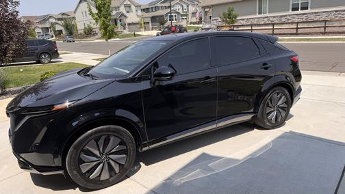 Black 2024 Nissan ARIYA EVOLVE+ e-4ORCE AWD