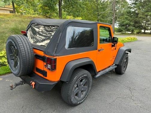 Orange 2013 Jeep Wrangler Sport