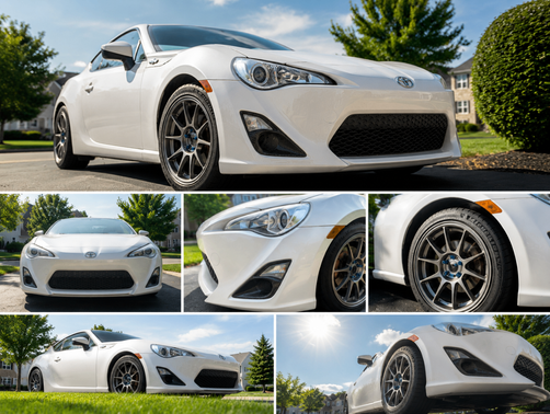 White 2013 Scion FR-S Base