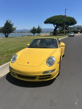 Yellow 2006 Porsche 911 911 Carrera 4 Cabriolet