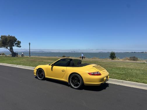Yellow 2006 Porsche 911 911 Carrera 4 Cabriolet