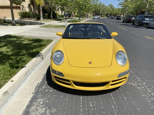 Yellow 2006 Porsche 911 911 Carrera 4 Cabriolet