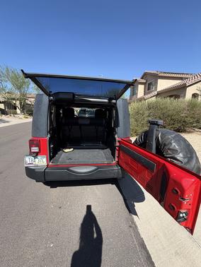 Red 2008 Jeep Wrangler X
