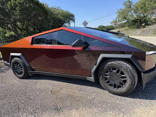 Red 2024 Tesla Cybertruck AWD