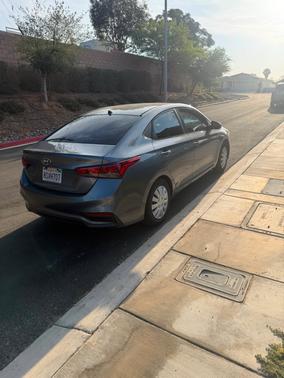 Gray 2019 Hyundai Accent SE