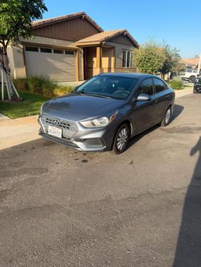 Gray 2019 Hyundai Accent SE
