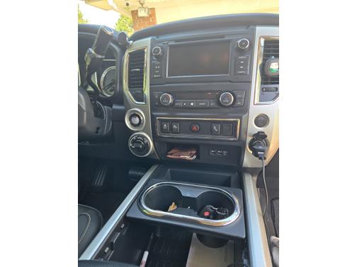 Blue 2019 Nissan Titan Platinum Reserve