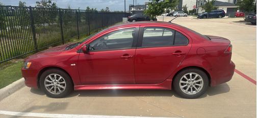 Red 2014 Mitsubishi Lancer ES
