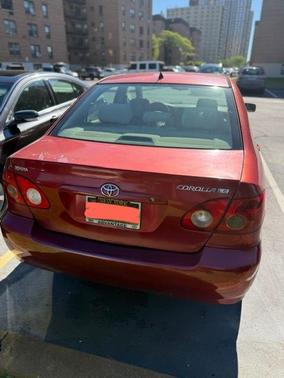 Red 2007 Toyota Corolla S