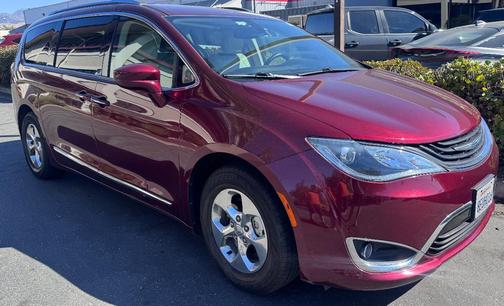 Red 2018 Chrysler Pacifica Hybrid Touring L