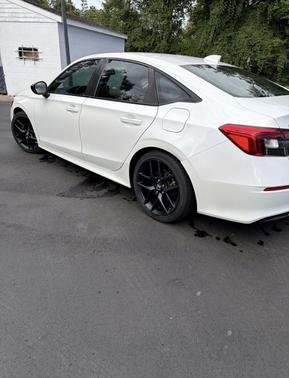 White 2022 Honda Civic Sport