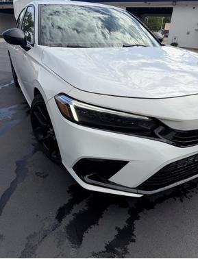 White 2022 Honda Civic Sport