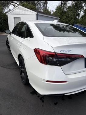 White 2022 Honda Civic Sport