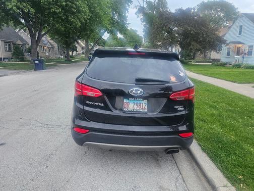Black 2016 Hyundai Santa Fe Sport 2.4L