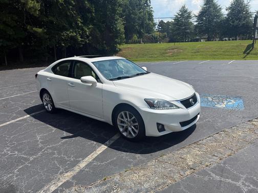 White 2012 Lexus IS 250 Base