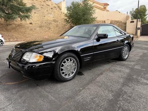 Black 1997 Mercedes-Benz SL-Class SL500 Roadster