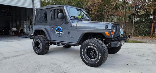 Blue 1999 Jeep Wrangler SE