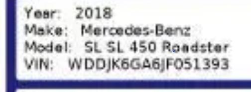 2018 Mercedes-Benz SL 450 Base