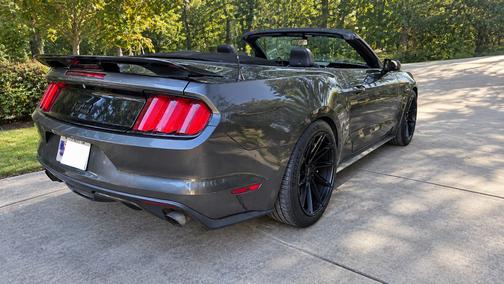 Gray 2015 Ford Mustang EcoBoost Premium