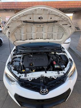White 2015 Toyota Corolla S