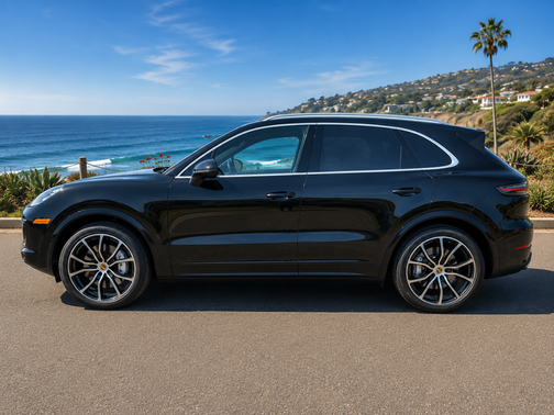 Blue 2019 Porsche Cayenne Cayenne Turbo