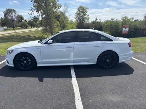 White 2017 Audi A6 2.0T Premium