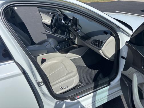 White 2017 Audi A6 2.0T Premium