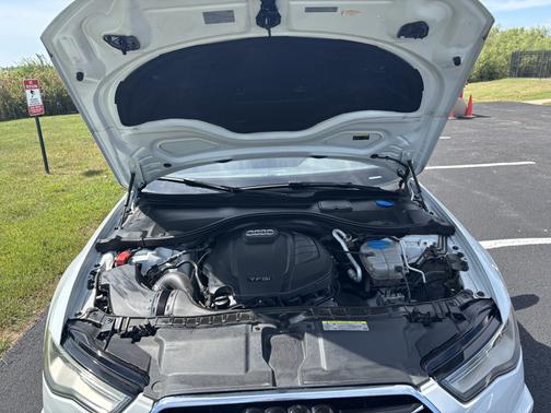White 2017 Audi A6 2.0T Premium
