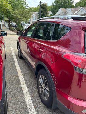 Red 2018 Toyota RAV4 Hybrid XLE