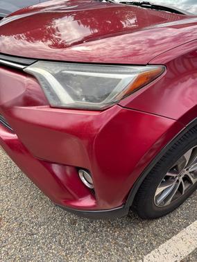 Red 2018 Toyota RAV4 Hybrid XLE