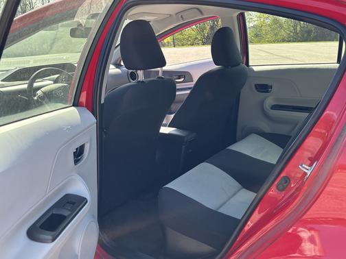 Red 2013 Toyota Prius c Three