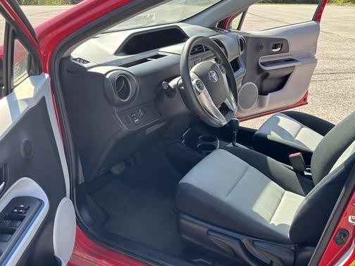 Red 2013 Toyota Prius c Three