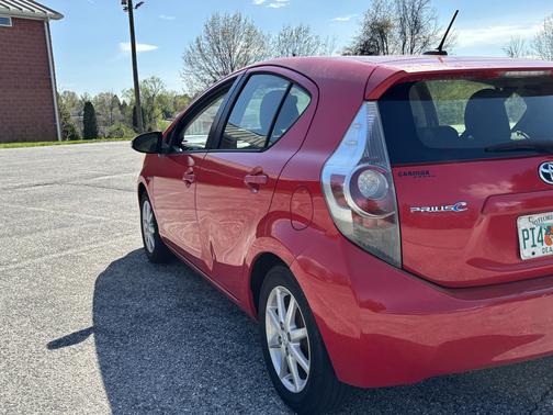 Red 2013 Toyota Prius c Three