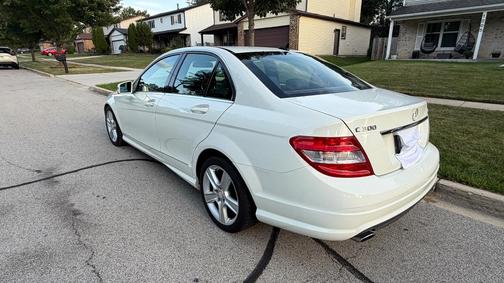 White 2010 Mercedes-Benz C-Class C 300 4MATIC Sport