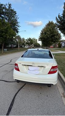 White 2010 Mercedes-Benz C-Class C 300 4MATIC Sport