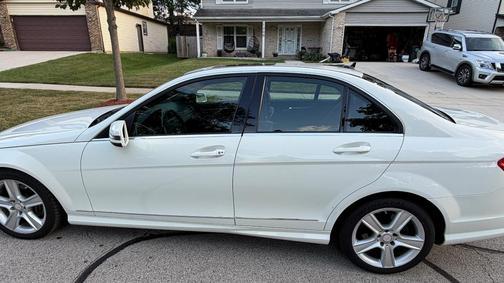 White 2010 Mercedes-Benz C-Class C 300 4MATIC Sport